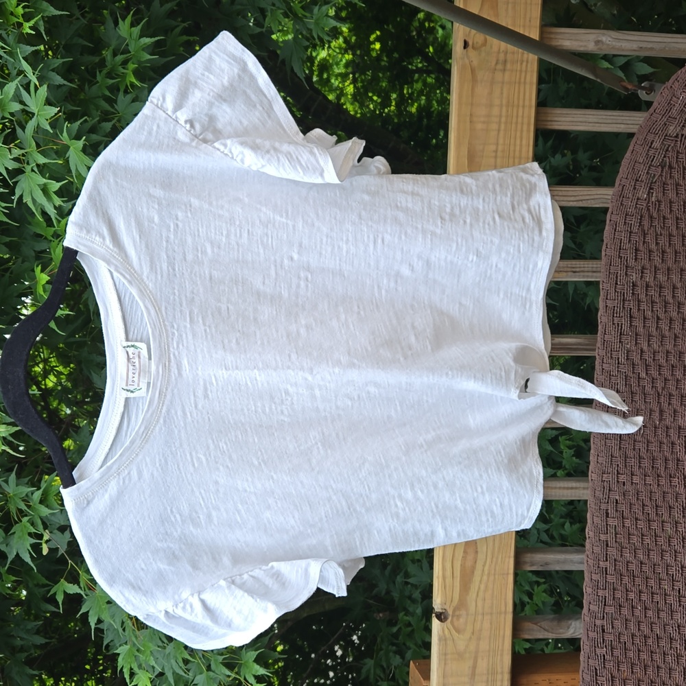 loveriche Tie Front Cotton Top - M